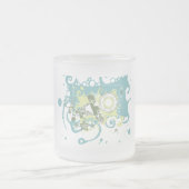 詳細のスノーボードのTシャツおよびギフト フロストグラスマグカップ (中央)