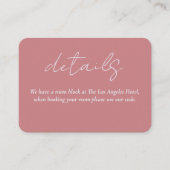 詳細のラブストーリー結婚用カード エンクロージャーカード (正面)