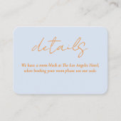 詳細のラブストーリー結婚用カード エンクロージャーカード (正面)