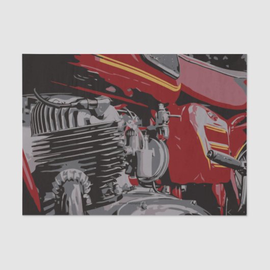 詳細のレッドバイク 薄葉紙 (正面)