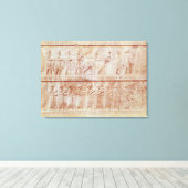 詳細のレリーフ、 浮き彫りフリーズ東 キャンバスプリント (インサイチュ (ウッドフロア))