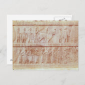 詳細のレリーフ、 浮き彫りフリーズ東 ポストカード (正面/裏面)