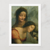 詳細のヴァージンとヴァージンのセント・アン ポストカード (正面)