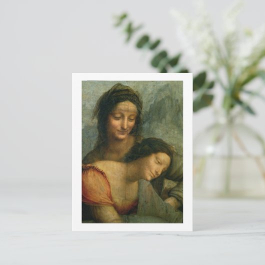 詳細のヴァージンとヴァージンのセント・アン ポストカード (スタンド正面)