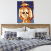 詳細の女神セルケット キャンバスプリント (インサイチュ (寝室))