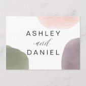 詳細の結婚式招待状のエンクロージャカード エンクロージャーカード (裏面)