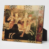 詳細の結婚御衣を描いた胸の兵 フォトプラーク (側面)