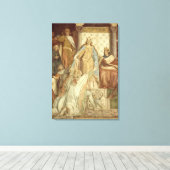 詳細のDer Saengerkreis，ウォートバーグキャッスル キャンバスプリント (インサイチュ (ウッドフロア))