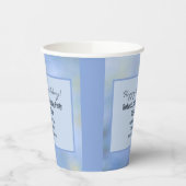 詳細はこちら ブルー・イエロー・アブストラクト・パロ・ベルデ 紙コップ (左)