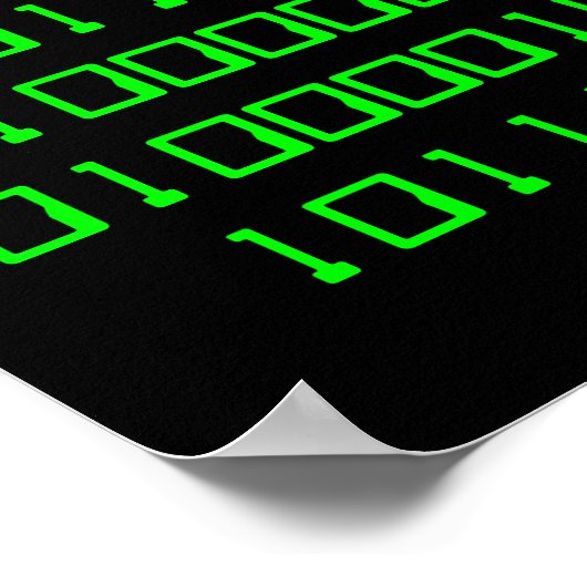 詳細はこちら – Binary Code poster ポスター (角)