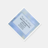 詳細は近日公開予定　青黄色抽象パロベルデ スタンダードカクテルナプキン (角)