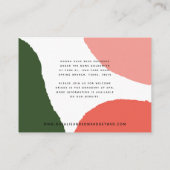 詳細を結婚する重要な物のモダンの抽象芸術 エンクロージャーカード (裏面)