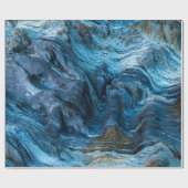 詳細を表す青の変種。岩がいっぱい  ラッピングペーパー (フラット)