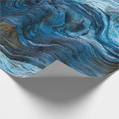 詳細を表す青の変種。岩がいっぱい  ラッピングペーパー (角)