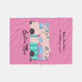 詳細を表示 フリースブランケット (正面(横))