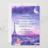 詳細アモールエテルネルアラパリジェンヌ 招待状 (裏面)