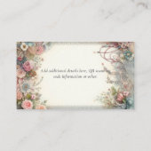 詳細カードマクシマリストフローラシャビーシックヴィンテージ エンクロージャーカード (裏面)