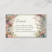 詳細カードマクシマリストフローラシャビーシックヴィンテージ エンクロージャーカード (正面)