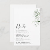 詳細カード エンクロージャーカード (正面/裏面)