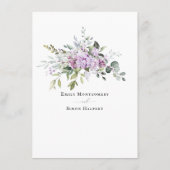 詳細カード ライラック グリーン シャープ 情報 エンクロージャーカード (裏面)