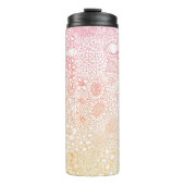 詳細ガーデンシーンアーティスト誕生日コーラルピーチ タンブラー (正面)