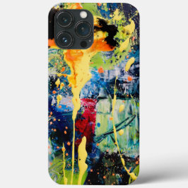 詳細クローズアッ絵画プマクロ iPhone 13 PRO MAXケース