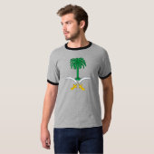 詳細サウジアラビアの紋章付き外衣 Tシャツ (正面フル)