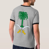 詳細サウジアラビアの紋章付き外衣 Tシャツ (裏面)