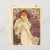 詳細ザレディーオブザカメリアスアールヌーボー ポストカード (正面/裏面)