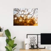 詳細シトリン結晶 ポスター (ホームオフィス)