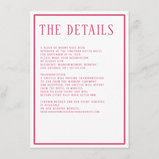 詳細シンプルモダン色はっきりした六角ジオメトリ エンクロージャーカード (正面)