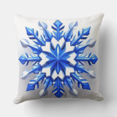 詳細スノーフレークデザイン クッション (裏面)