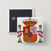 詳細スペインの紋章付き外衣 缶バッジ (正面&裏面)
