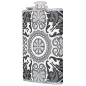 詳細フローラスカーフペイズリーデザイン フラスク (左)