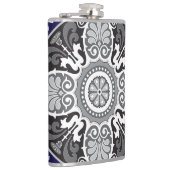 詳細フローラスカーフペイズリーデザイン フラスク (右)