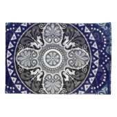 詳細フローラスカーフペイズリーデザイン 枕カバー (裏面)