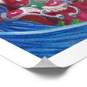 詳細ポートレートのケルトのホリーキング ポスター (角)