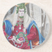 詳細ポートレートのホリーキング コースター (正面)