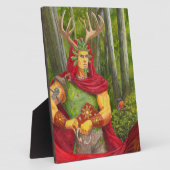 詳細ポートレートザケルヌノスザケルトオークキング フォトプラーク (側面)