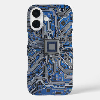 詳細マザーボード回路図電子回路 iPhone 16ケース