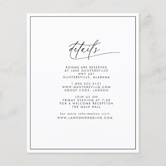 詳細モダンカード (正面)