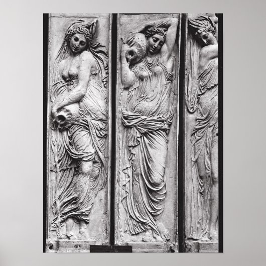 詳細レリーフ、 浮き彫り ポスター (正面)