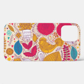 詳細ヴィンテージ花柄デザイン Case-Mate iPhoneケース (裏面 (横))