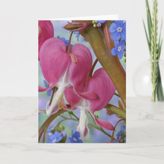 詳細出血ハートとブルンネラ·ジャック カード (正面)