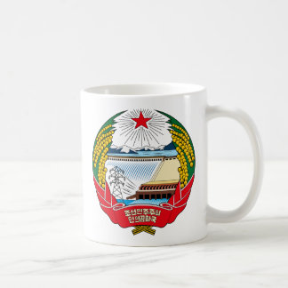 詳細北朝鮮の紋章付き外衣 コーヒーマグカップ