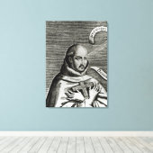 詳細十字架の聖ヨハネ キャンバスプリント (インサイチュ (ウッドフロア))