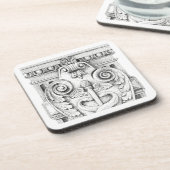 詳細懸命プラスティックコースター コースター (左側)