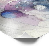 詳細抽象芸術水絵画色 フォトプリント            (角)