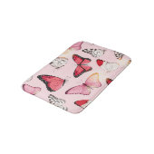 詳細熱帯蝶:ヴィンテージパターン バスマット (アングル)