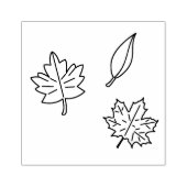 詳細紅葉スタンプ ラバースタンプ (インプリント)